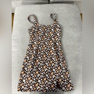 Hollister Brown Floral Mini Dress